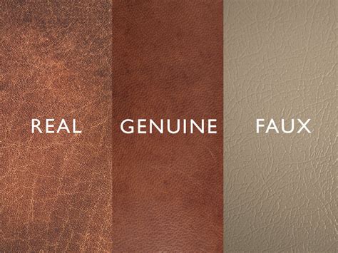 how to spot real leather